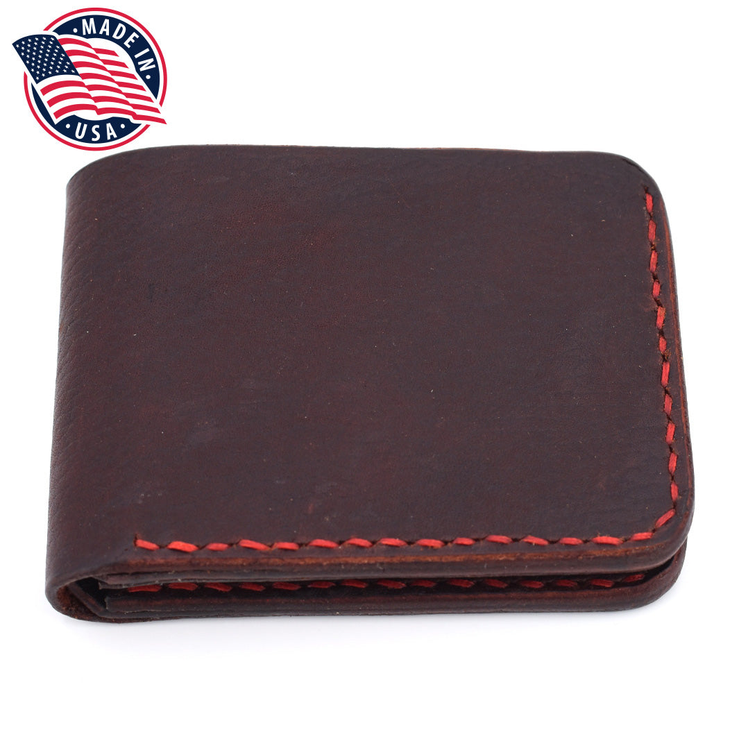 Bi-Fold Wallet (Red Threading)